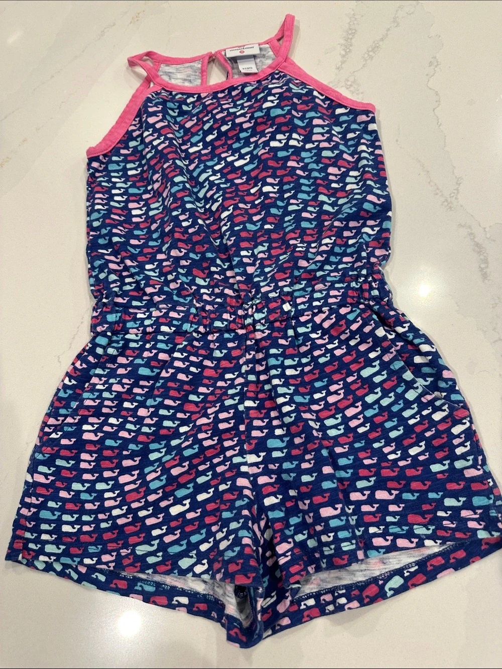 Vineyard Vines for Target 100% cotton tank romper XS 4/5